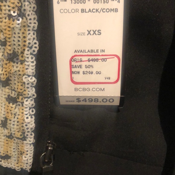 BCBG Cropped sequenced jacket - Picture 3 of 6